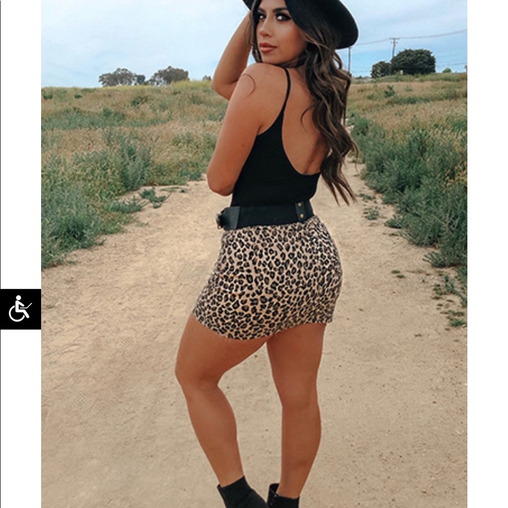 NWT Leopard Skirt - Picture 3 of 7